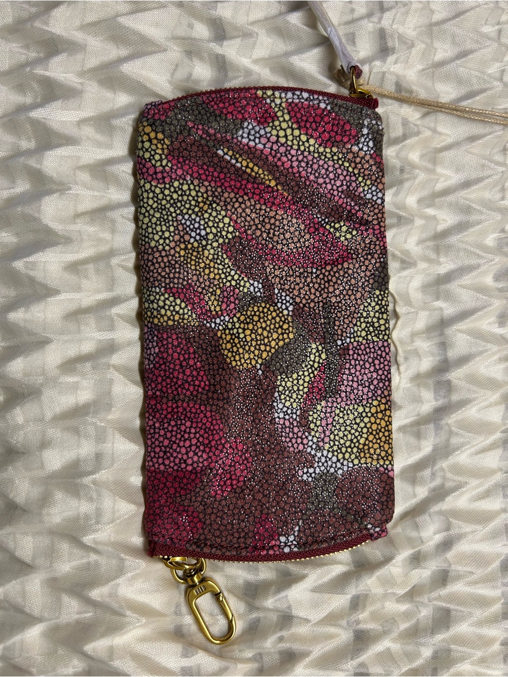 Hobo  Spark Double Eyeglass Case ABSTRACT FOLIAGE NWT - Picture 2 of 3